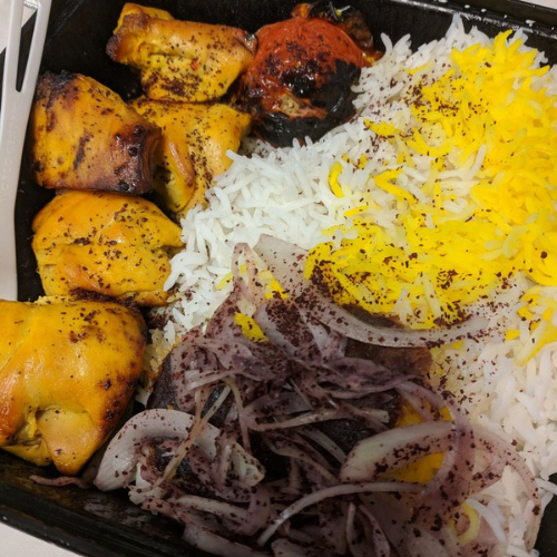 جوجه کباب - Saffron chicken kabob